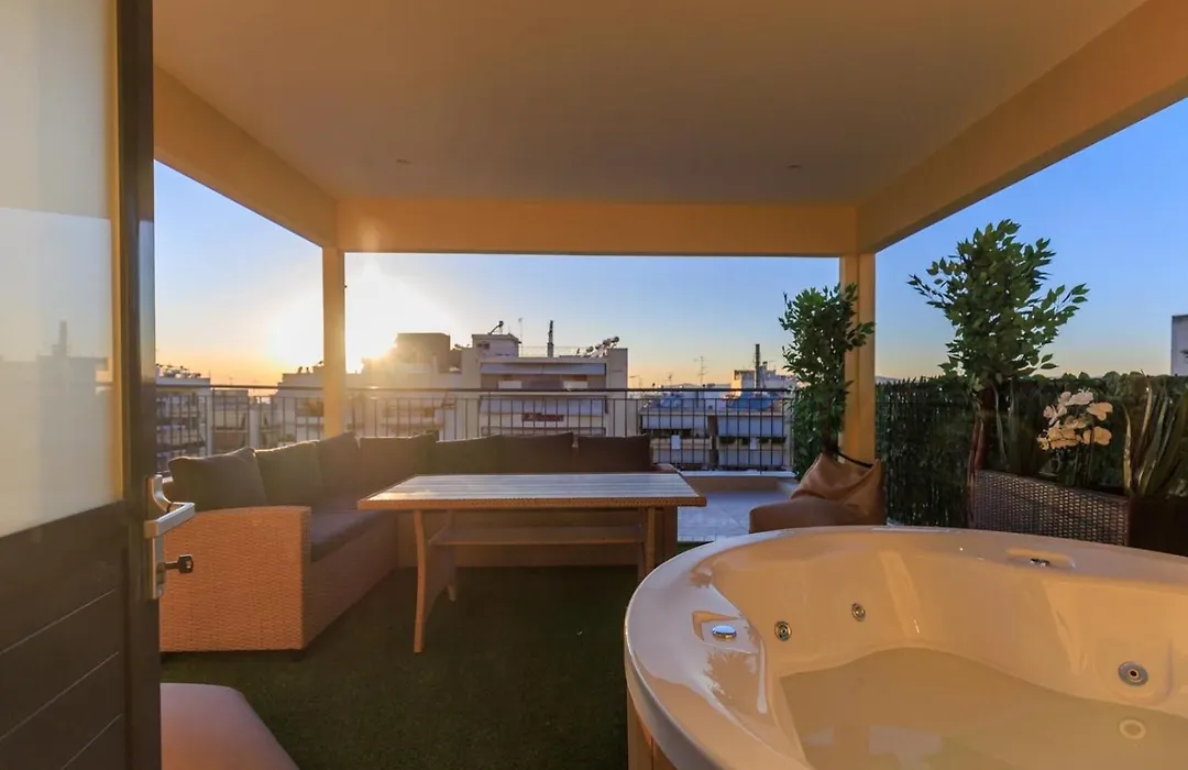 Aiolos Rooftop Juccuzi With View Near New Smyrni Square-1